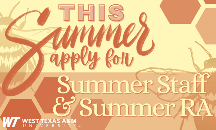 Summer Staff & Summer RA Recruitment